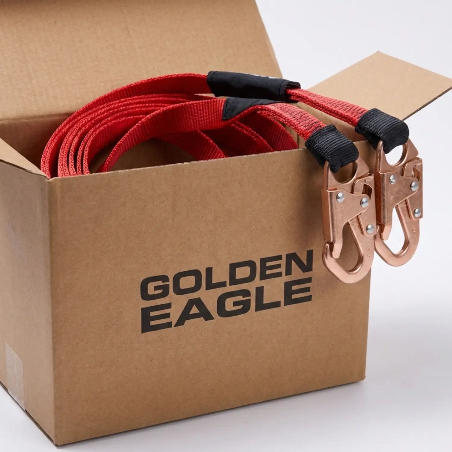 Eslinga Posicionamiento Ajustable Alta Resistencia 1 Pulgada Ganchos de Acero Golden Eagle INNER - Golden Eagle - vista lateral