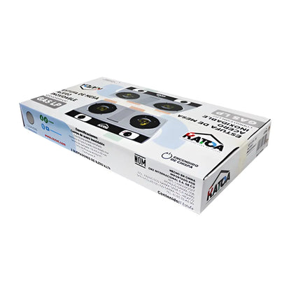 Estufa Mesa 2 Quemadores Katoa 6PZ - CNX - vista trasera