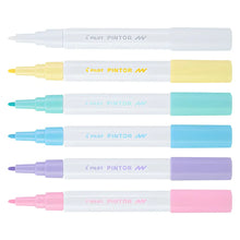 6 Plumones Pintor Pilot Fino Colores Pastel - Pilot - vista lateral