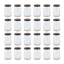 24 P Tarro Conserva Frasco Vidrio Envase Dulcero 235ml 8oz Tapa Dorada - Distenvases - empaque