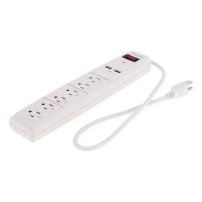 Multicontacto Sanelec Barra 6 contacto - Sanelec - vista lateral