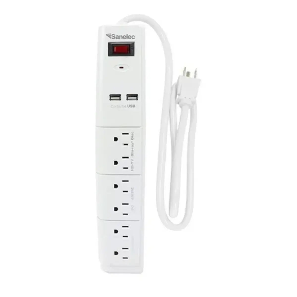Multicontacto Sanelec Barra 6 contacto - Sanelec - detalle
