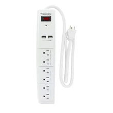 Multicontacto Sanelec Barra 6 contacto - Sanelec - detalle
