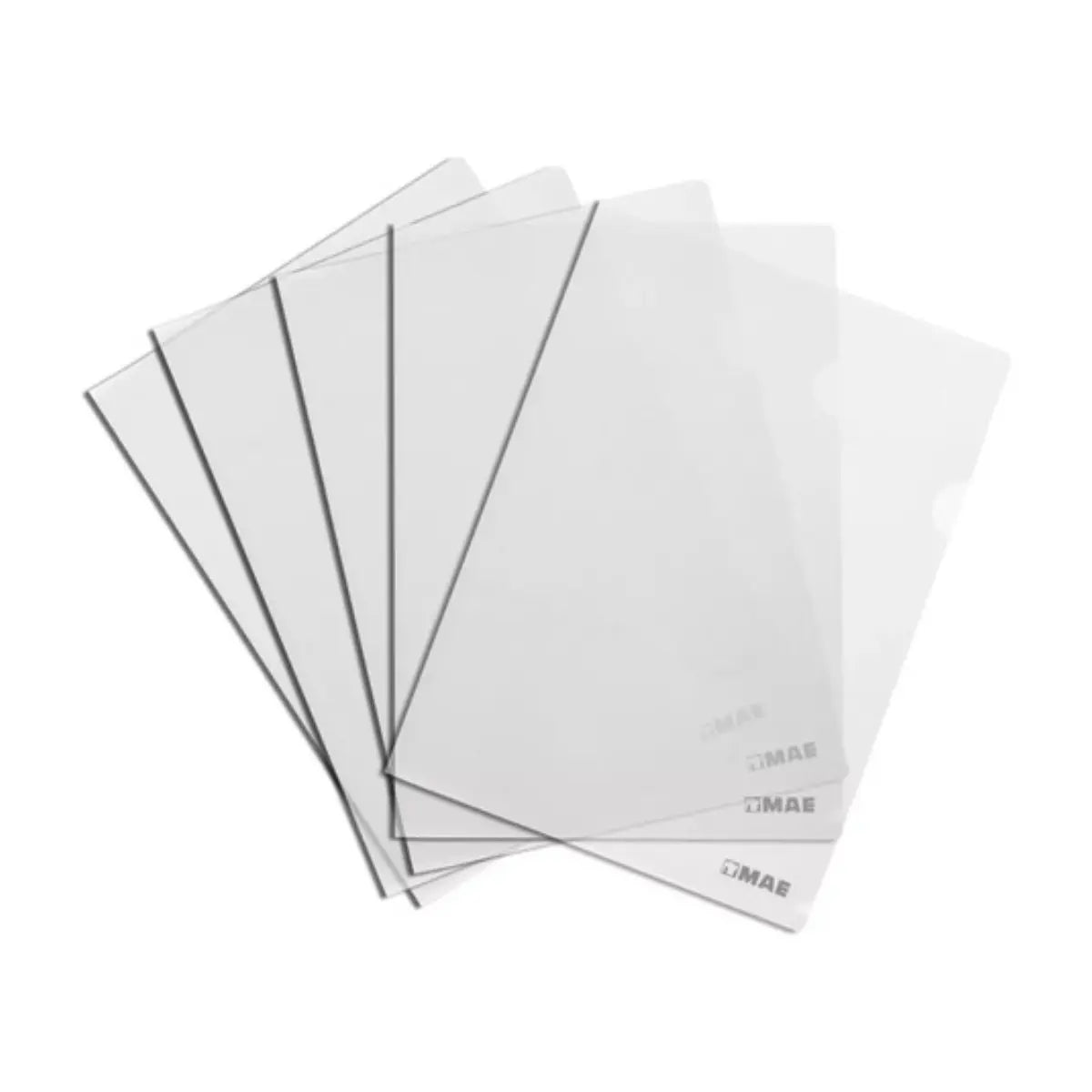 Folder Transparente Sellado En L carta 10 pzas MAE - Mae