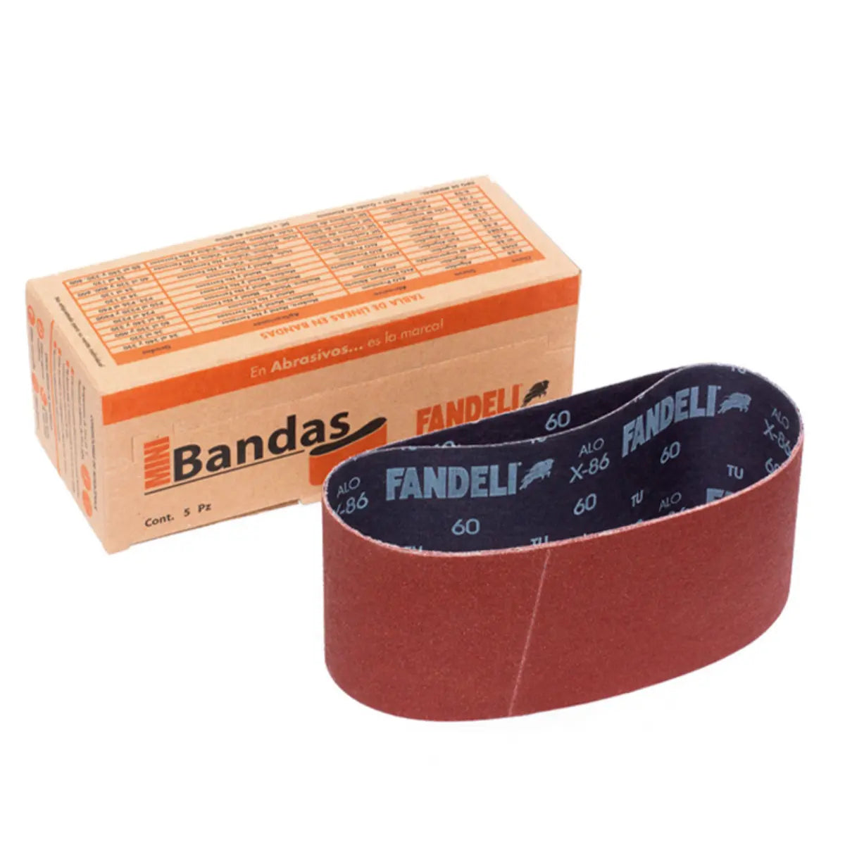 10 pzs BANDA X-86 060 Fandeli 0.076mX0.457m Tela - Fandeli
