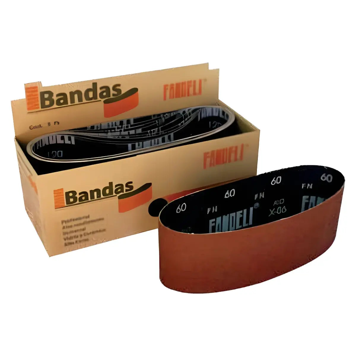 10 PZS BANDA X-86 120 FANDELI6x48 Pulgadas FANDELI - Fandeli - empaque