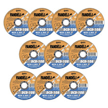10pzs Disco corte delg met inox eco 4½" Fandeli 115mm x 1.2mm x 22.2mm - Fandeli - detalle