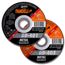 5pzs Disco desbaste metal pro 4½" 115mm x 7.0mm x 22.2mm 72950 Fandeli - Fandeli