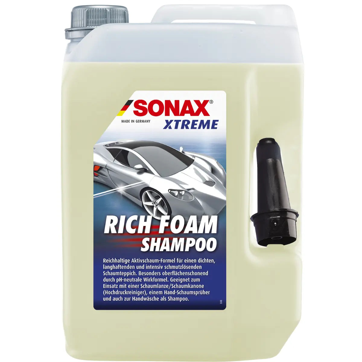 Shampoo Rich Foam Sonax Xtreme GALÓN 5 L - Fandeli
