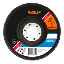 5 PZ DISCO LAMINADO Z-80 INOX ECO 4½" 115mm x 22.2mm FANDELI - Fandeli