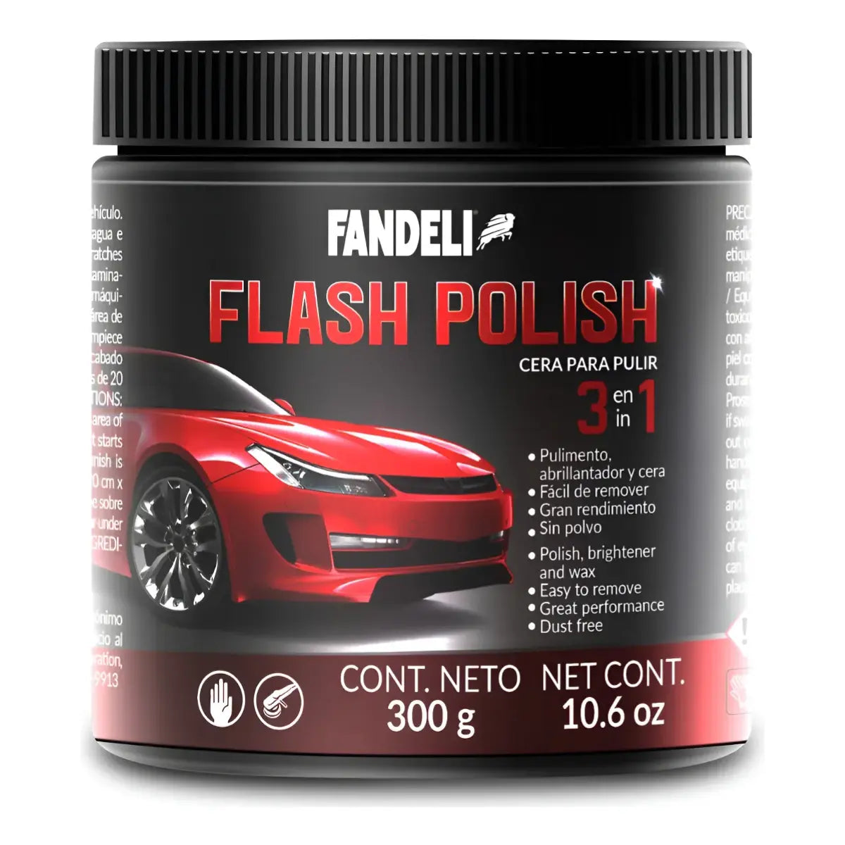 FLASH POLISH 3 EN 1 FANDELI 300 ML BOTELLA - Fandeli
