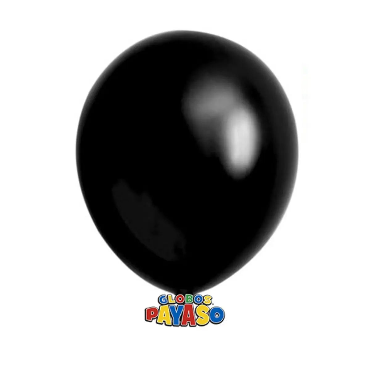 100pz Globos Payaso Color Negro N°#12 Decoracion Fiestas - GLOBO PAYASO - empaque