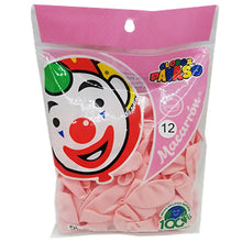 GLOBO PAYASO MACARRON FRESA N° 12′′ BOLSA c/50 pzs - GLOBO PAYASO