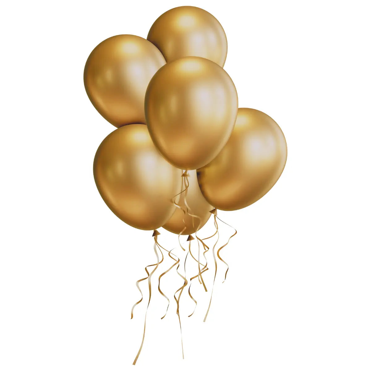 Globos Payaso Metálico Plateado N°5 100pz Plata - GLOBO PAYASO - vista trasera