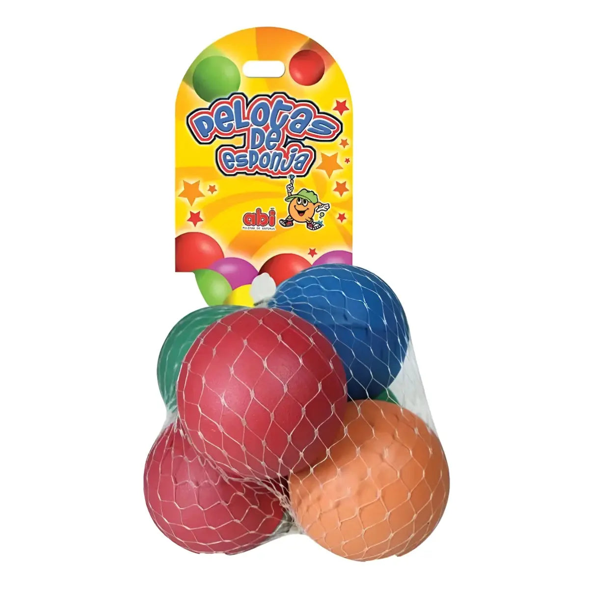 PELOTA SATELITE ABI 3" RED C/6 - ABI