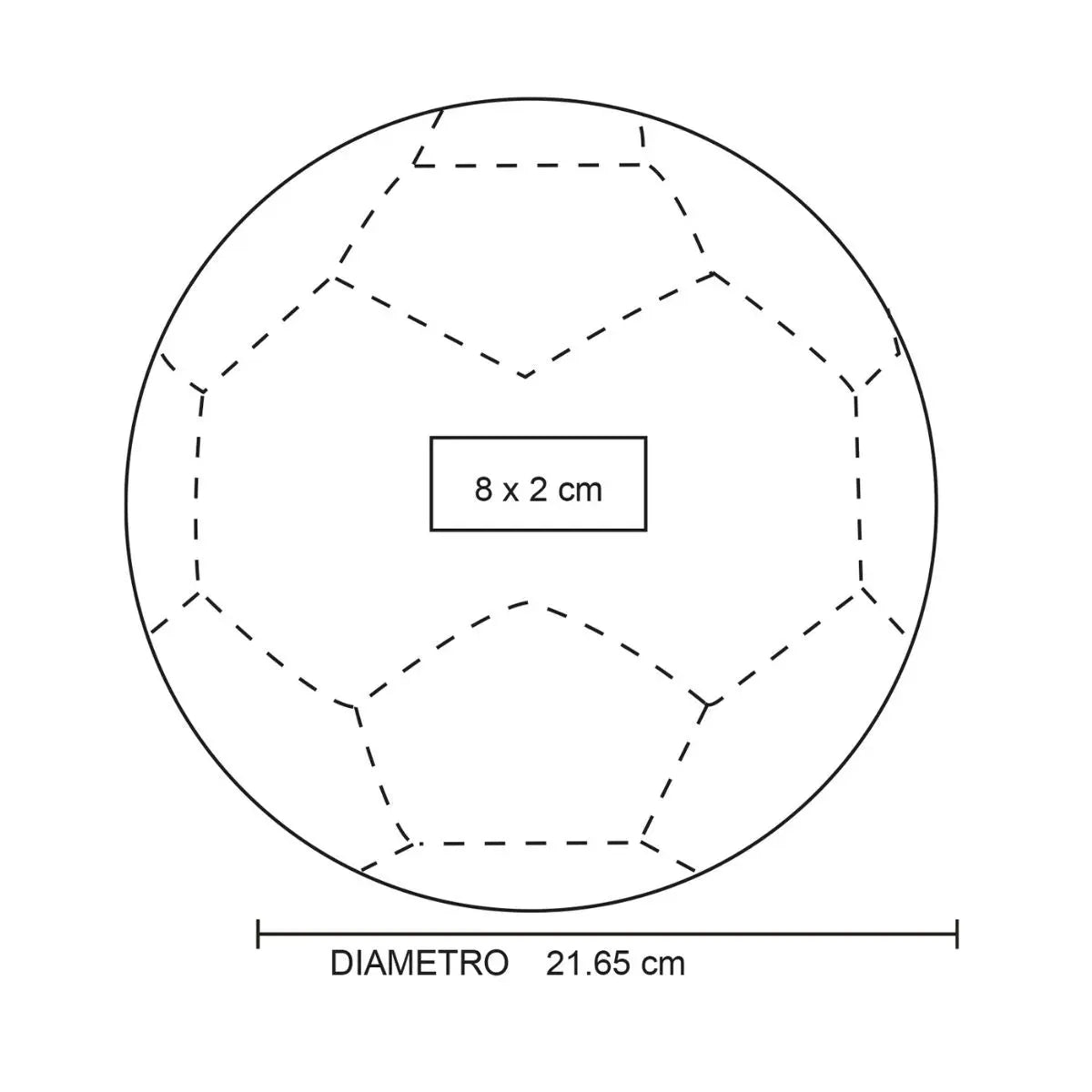 Balon Futbol For Promotional Talla 5 Elegir Color Azul - For Promotional - empaque
