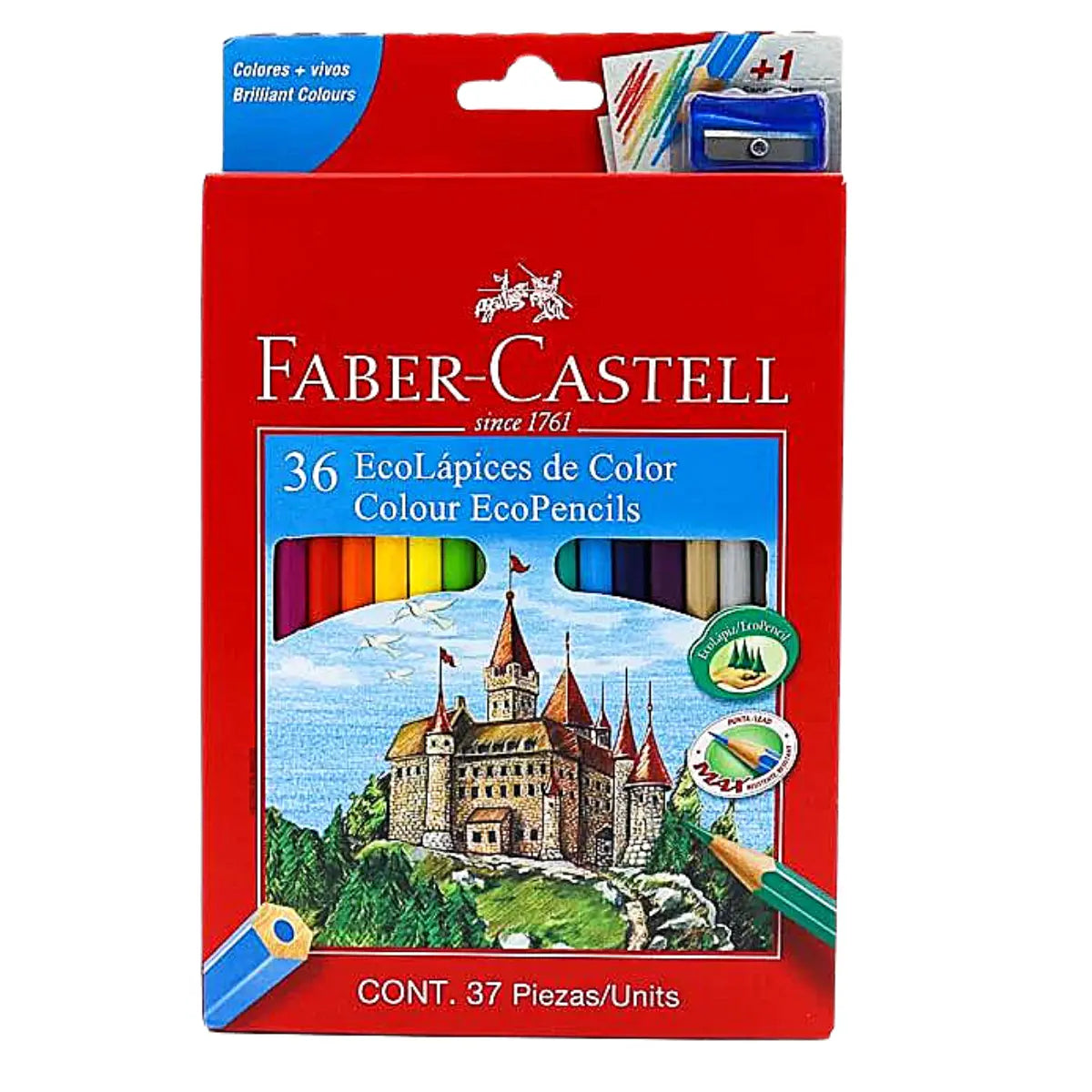Faber-Castell 36-Colour Eco-Pencils - Faber Castell - vista lateral