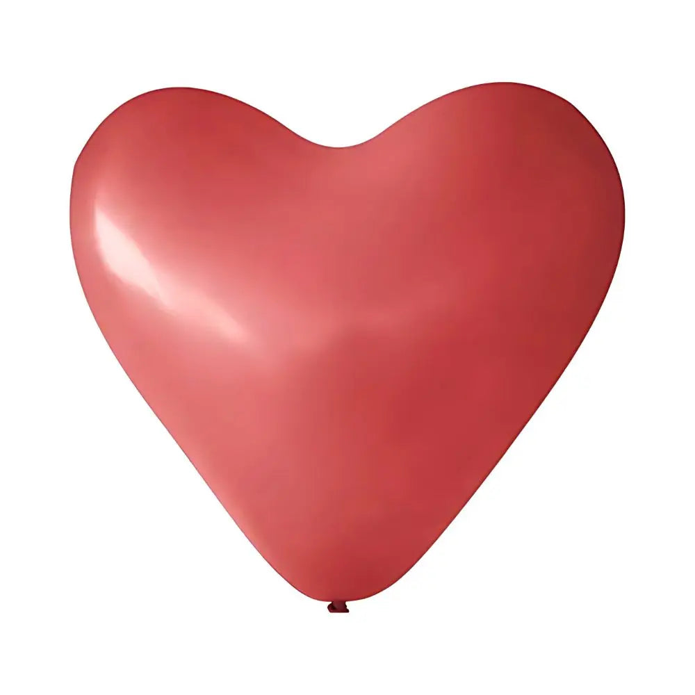 50pz Globos Payaso San Valentin Corazon N° H-10 Rosa - GLOBO PAYASO - detalle