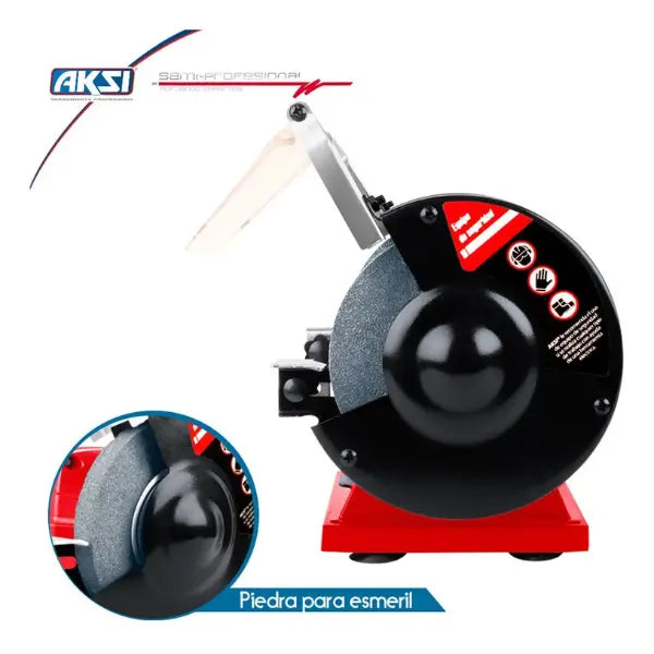 Esmeril de banco 150W de 5" AKSI - Aksi