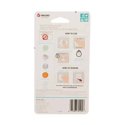 4 Pack Percheros Hangables Velcro Ganchos Adheribles Pared - Velcro