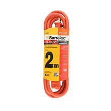 Sanelec 2406 Extensión Uso Rudo 2 M, Naranja - Sanelec - vista lateral