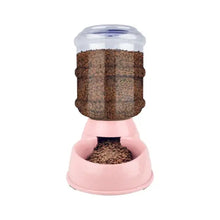 Alimentador Automatico Mascotas Grande de Color Rosa AKSI PETIT - Aksi - vista lateral