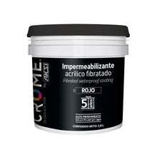 Impermeabilizante fibratado rojo 5 años - galon Aksi - Aksi