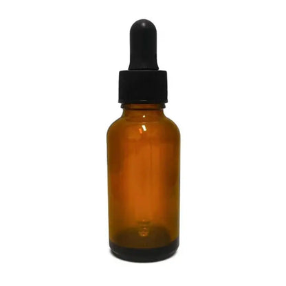 Frasco Gotero Ambar 30ml Con Pipeta NEGRA - Distenvases Pavel - vista lateral