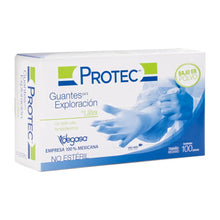 CAJA C/100 GUANTES EXPLORACION AMBIDIESTRO LATEX MEDIANO PROTEC DEGASA - PROTEC