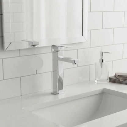 Monomando Bozen Grande CROMO para Lavabo 30cm Zinc HIDROFLUD (BAJA) - HIDROFLUD