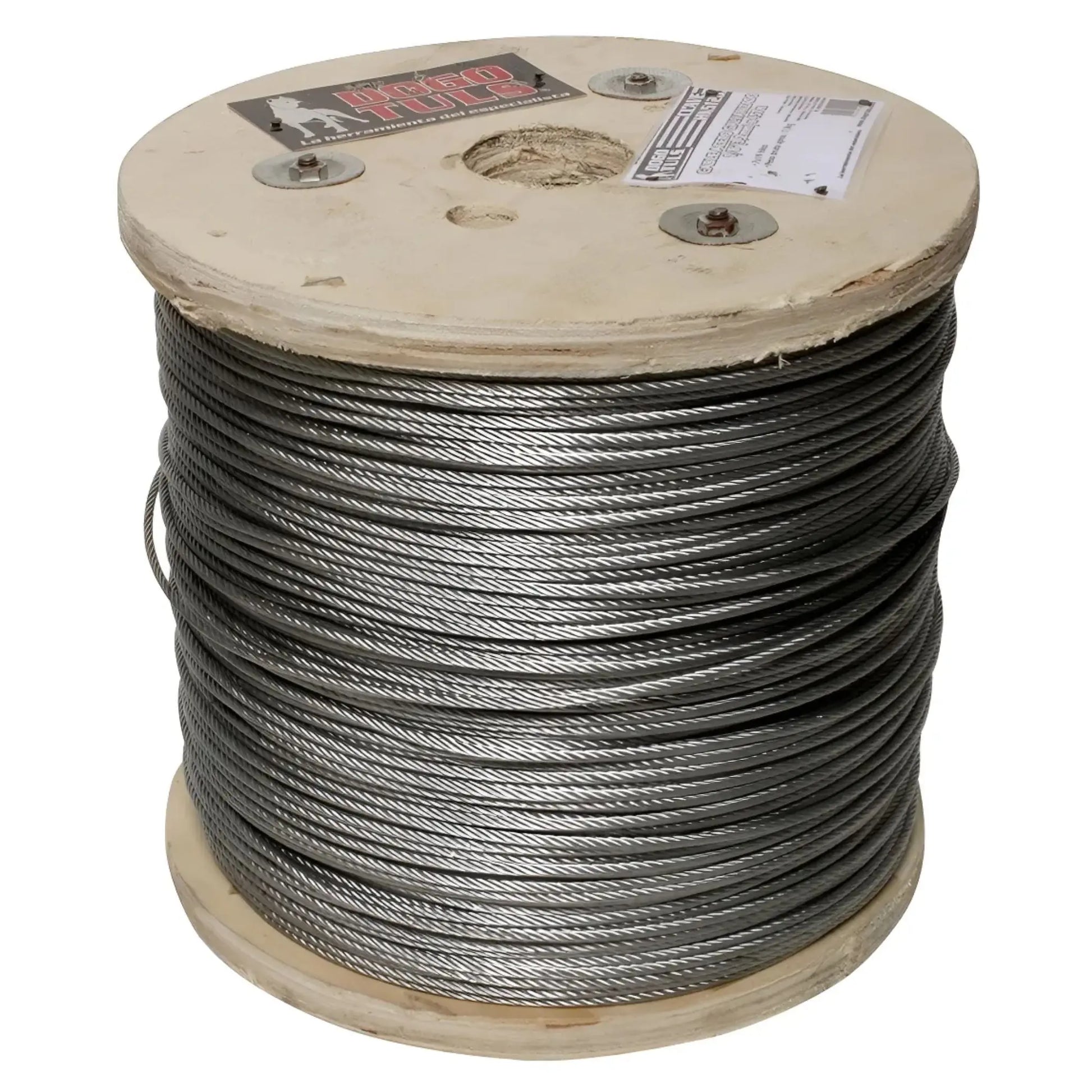 CABLE GALV C/F PVC 1/8-3/16" 7X19 100mt - Dogotuls
