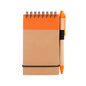 10pzs LIBRETA GREEN PLANET COLOR NARANJA PROMOOPCION - Promoopcion