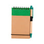 10pzs LIBRETA GREEN PLANET COLOR VERDE PROMOOPCION - Promoopcion