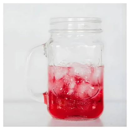 Ice Cold Drink De Asa 16oz con Tapa y Popote Traslúcidos 6 Piezas Grabado Tapa Cobre Hoyito - Drink Lab