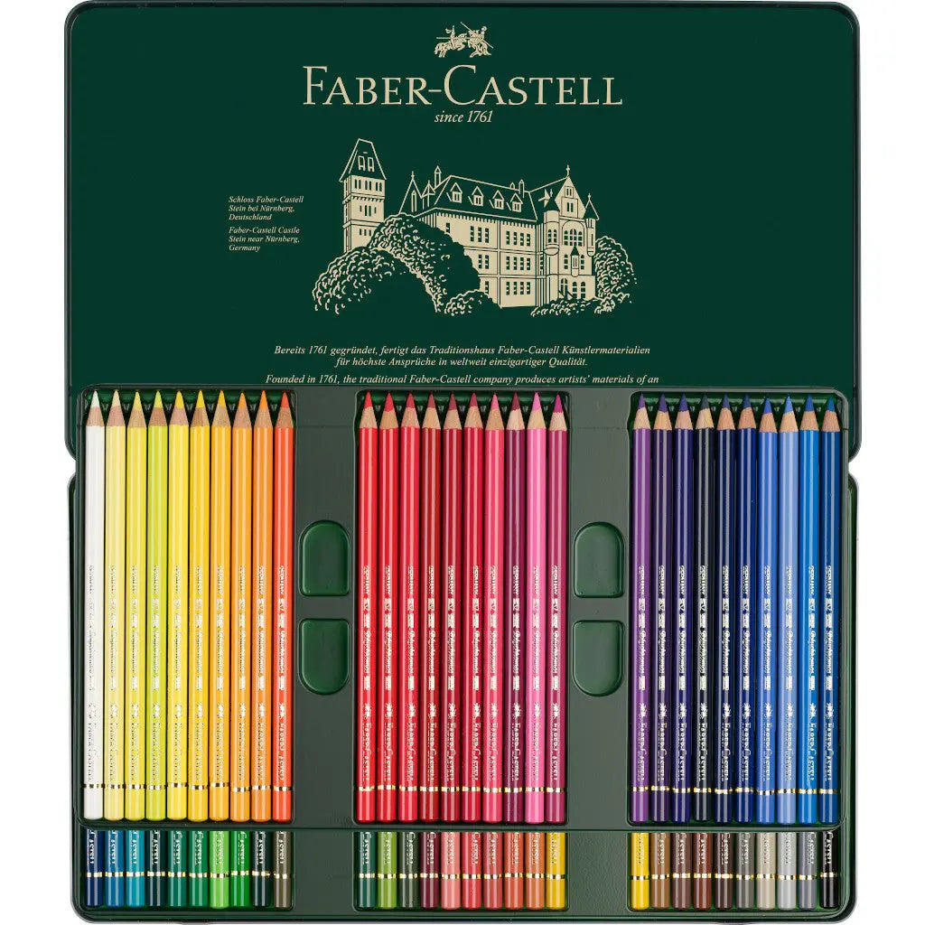 Faber-Castell Polychromos Artists' Color Pencils - Tin of 60 Colors - Premium Quality Artist Pencils - Faber Castell - uso