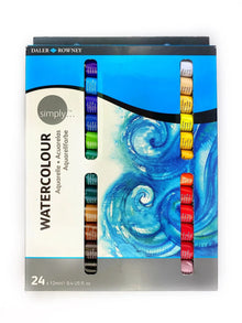 Pintura Acuarela Daler Rowney Simply Set 24 X 12ml - daler rowney - vista lateral