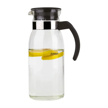 Set 2 Jarra Aurora Vidrio Asa Color Negra 1l Hogar Color Transparente - Drink Lab - vista trasera