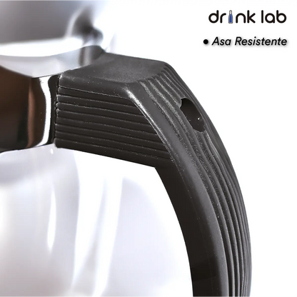 Jarra Aurora Vidrio Asa Color Negro 1l Hogar - Drink Lab - vista trasera