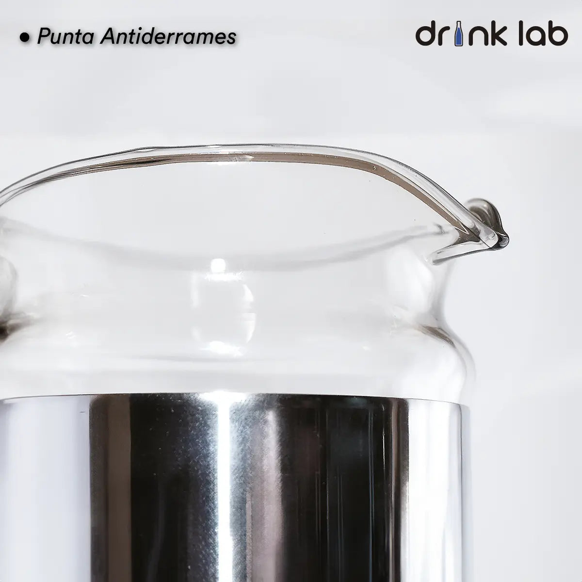 Jarra Aurora Vidrio Asa Color Negro 1l Hogar - Drink Lab