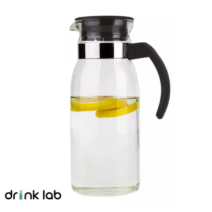 Jarra Aurora Vidrio Asa Color Negro 1l Hogar - Drink Lab - accesorios