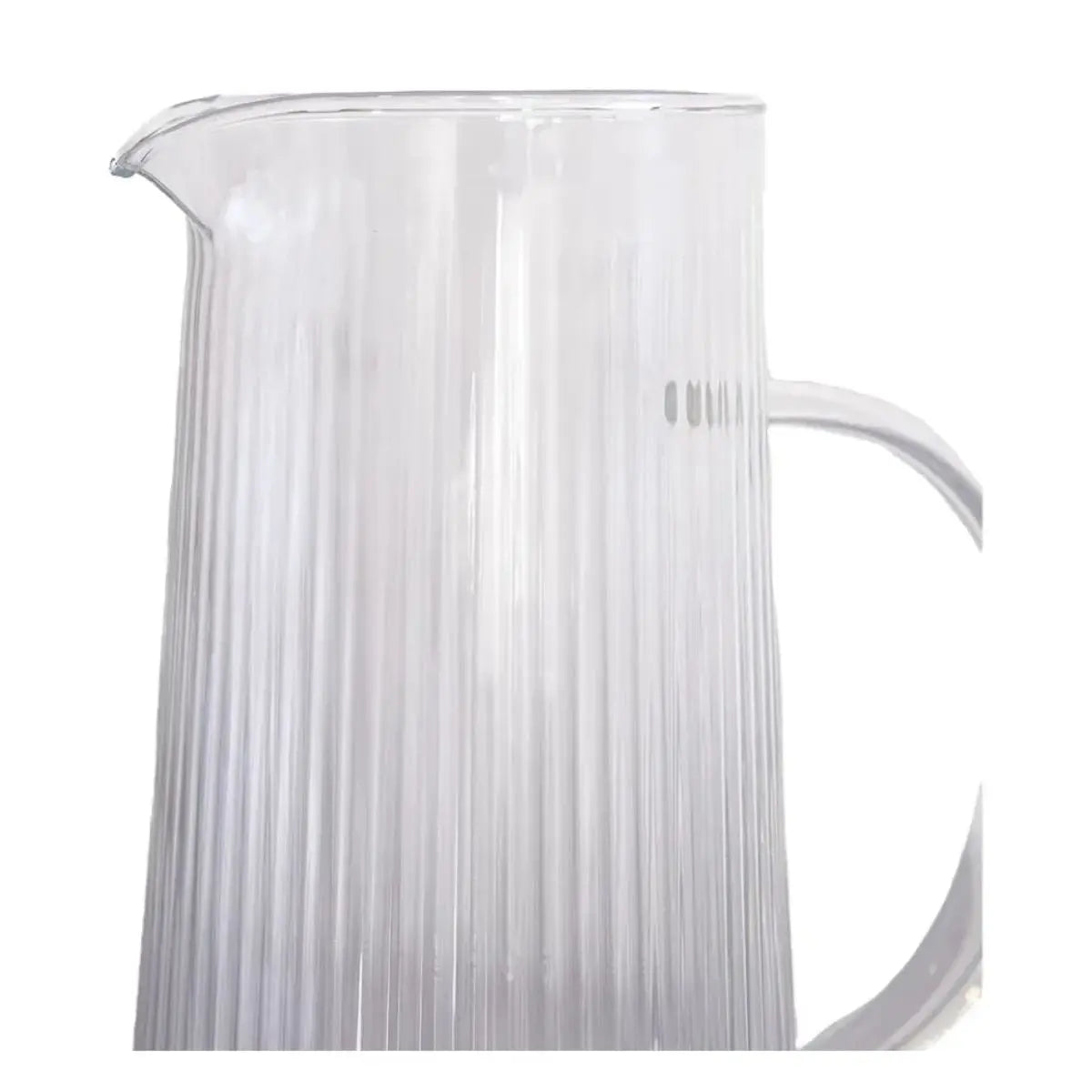 Set 2 Jarra Vidrio Giza Tapa Acero Inoxidable 1.3 Litros Hogar Color Transparente - DrinkLab