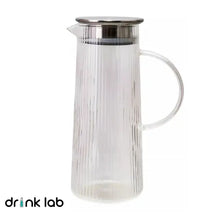 Jarra Vidrio Giza Tapa Acero Inoxidable 1.3 Litros Hogar - Coveme - detalle