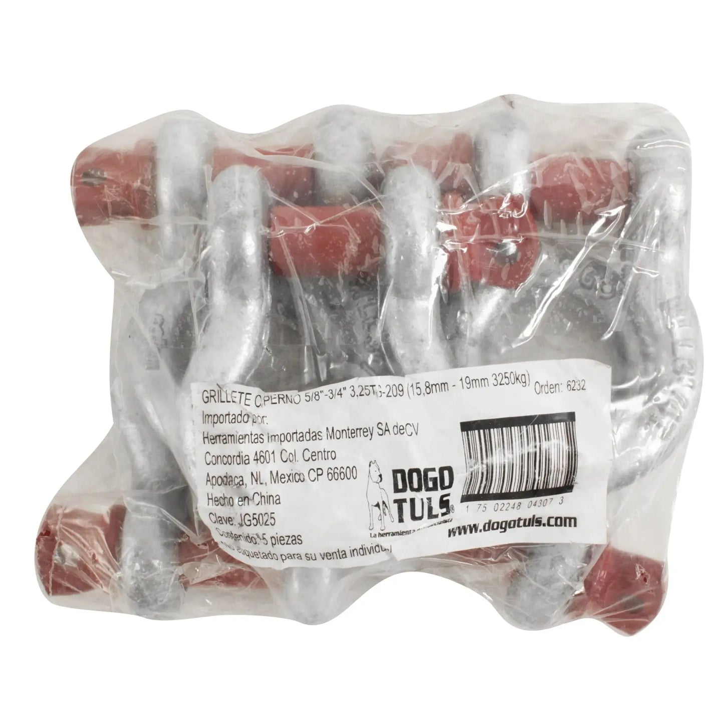 GRILLETE 3/4" PERNO 7/8" 4.75T G-209 - Dogotuls