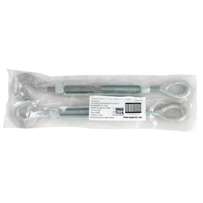 Tensor Forjado Dogotuls 1/2" x 6" Ojo y Gancho - Dogotuls - vista lateral