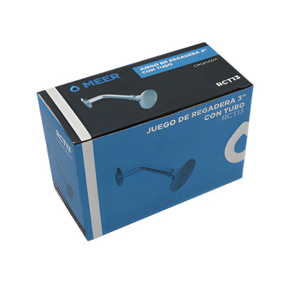 Juego Regadera Meer 3" Tubo Cromada MASTER 60PZ - CNX - vista lateral