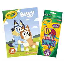 Kit Libro Para Colorear Bluey + 12 Lapices Colorear Doble punta - Crayola