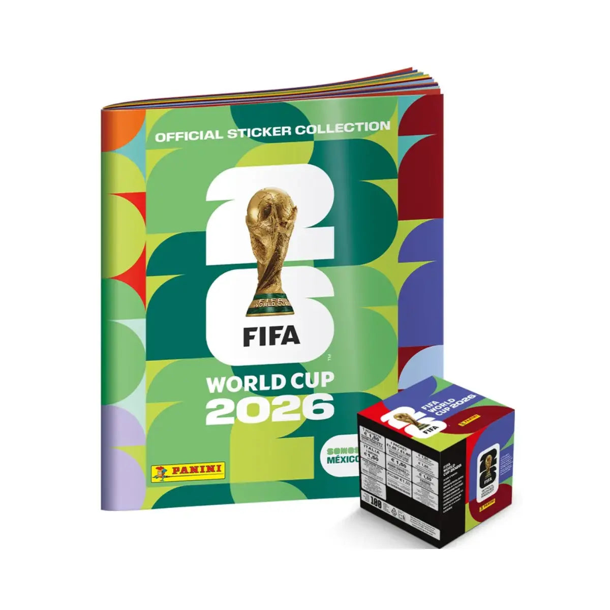 Copa Mundial 2026 Album Pasta Suave + Caja 100 Sobres Panini