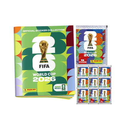Copa Mundial 2026 Album Pasta Suave + 50 Sobres Panini