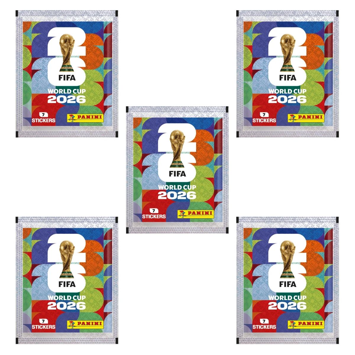 Copa Mundial 2026 5 Sobres Estampas Panini