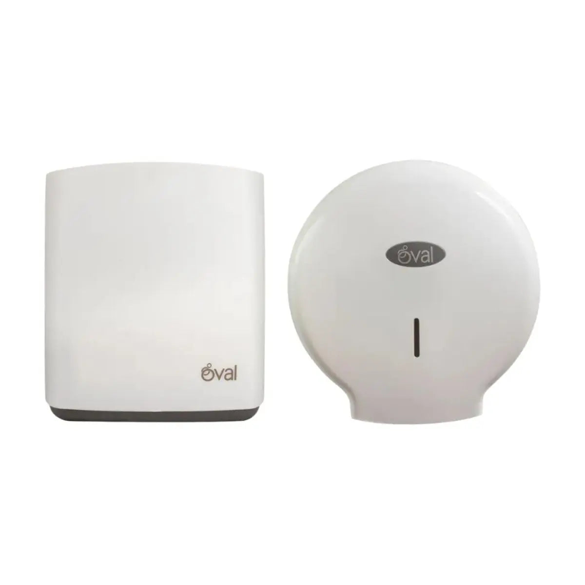 Set Despachador Interdoblada + Despachador Junior Eco PP Blanco - Oval - empaque